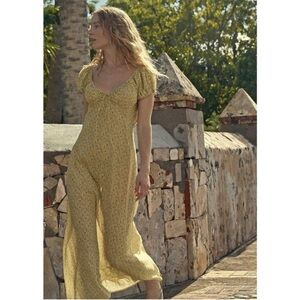 Doen Sofia Dress in Moonflower Floral Sz L